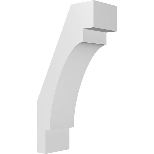 Ekena Millwork 4-in. W x 8-in. D x 16-in. H Merced Architectural Grade PVC Knee Brace BRCP04X08X16MRC - main
